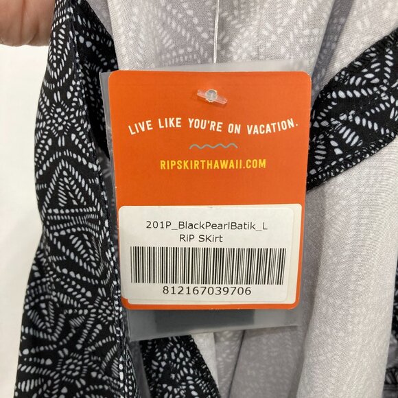 New Ripskirt Hawaii Large Navy Abstract Pattern Pocket Mini Skirt Active - Picture 4 of 10